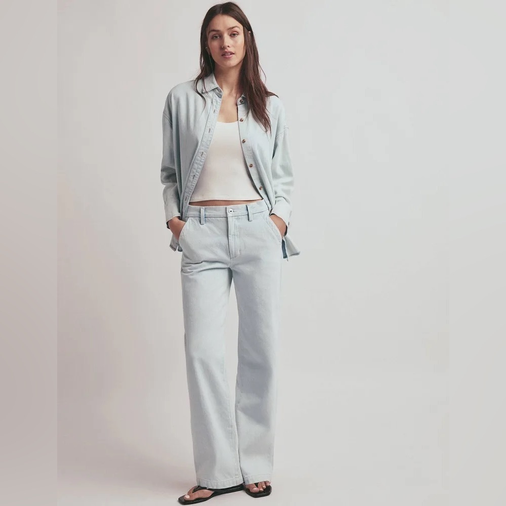 FAVORITE DAUGHTER THE TAYLOR TROUSER LOW RISE , sz : 24